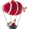 Julemand i rød zeppeliner