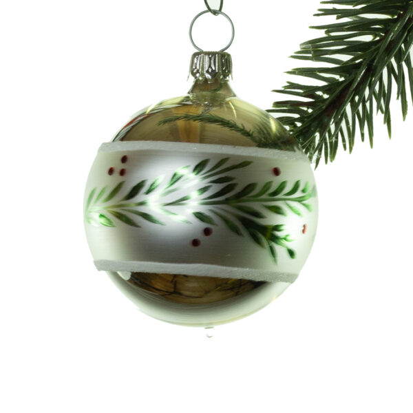 Glaskugle- Kugle- Grene med bær